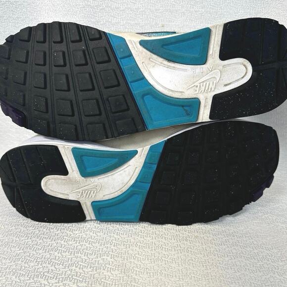 Nike Air Skylon II 2 Eggplant A01551 100 Blue Purple Lagoon men sz 10 - Picture 7 of 9